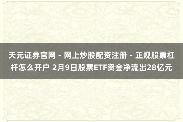 天元证券官网 - 网上炒股配资注册 - 正规股票杠杆怎么开户 2月9日股票ETF资金净流出28亿元