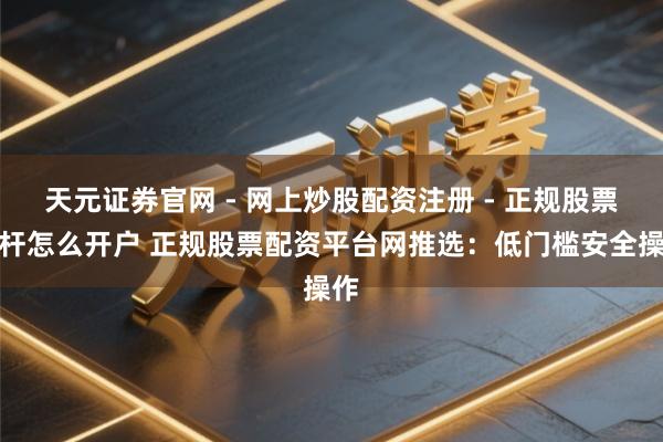天元证券官网 - 网上炒股配资注册 - 正规股票杠杆怎么开户 正规股票配资平台网推选：低门槛安全操作